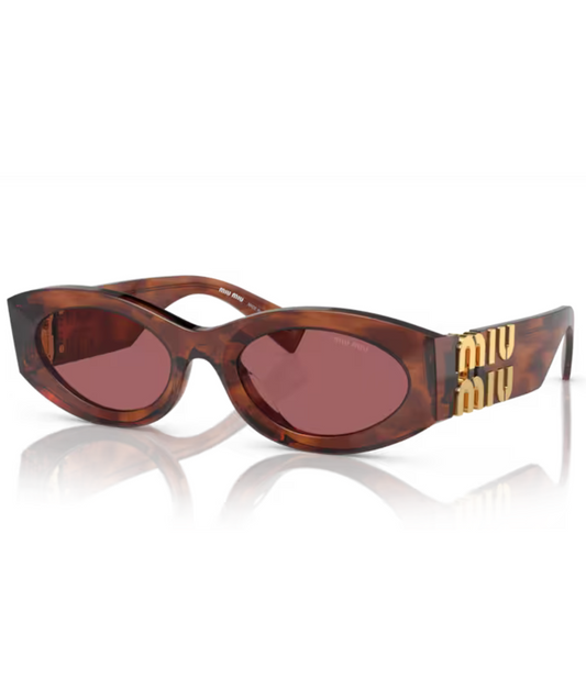 Miu Miu 0MU 11WS Oval Sunglasses