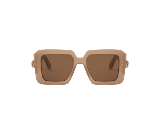 Shiny Opaline Pink-Brown