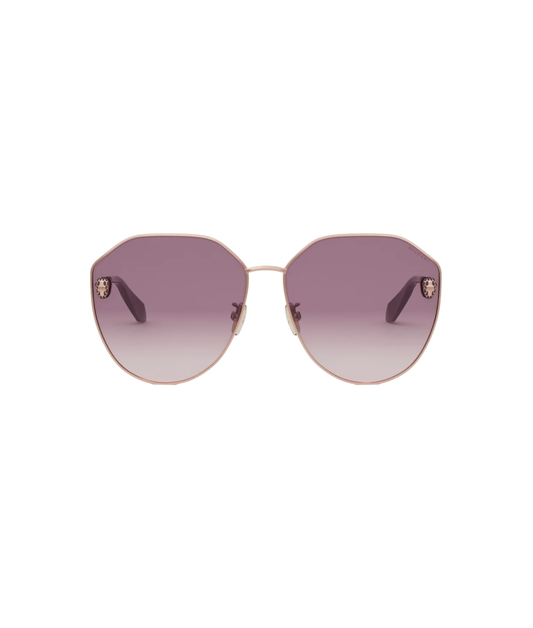 Shiny Rose Gold-Mirror Violet