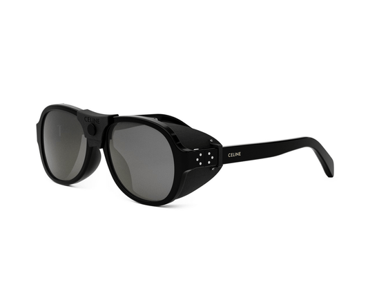 Shiny Black-Silver