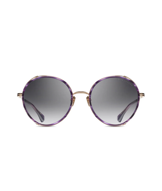 Dark Lavender-White Gold-Dark Grey To Clear