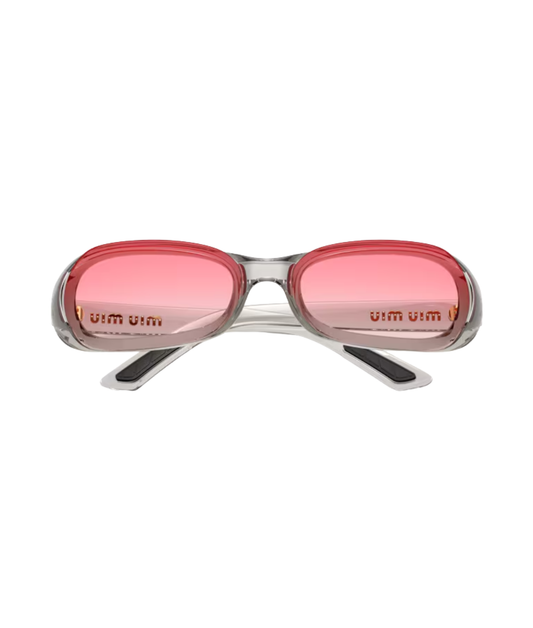 Transparent grey-Gradient pink