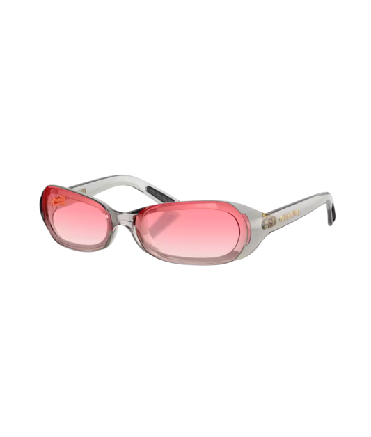 Transparent grey-Gradient pink