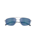 Brushed silver-Marine flash mirror