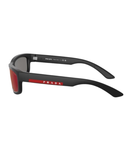 Black rubbered-Dark grey mirror blue/red