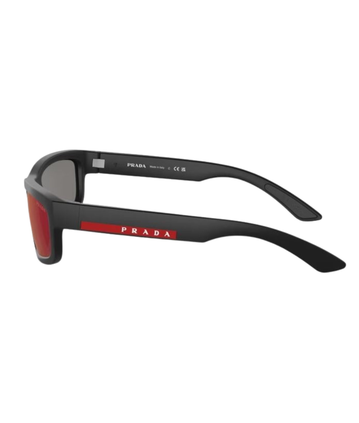 Black rubbered-Dark grey mirror blue/red