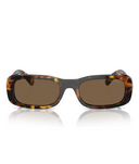 Miu Miu 0MU 08ZS Rectangle Sunglasses