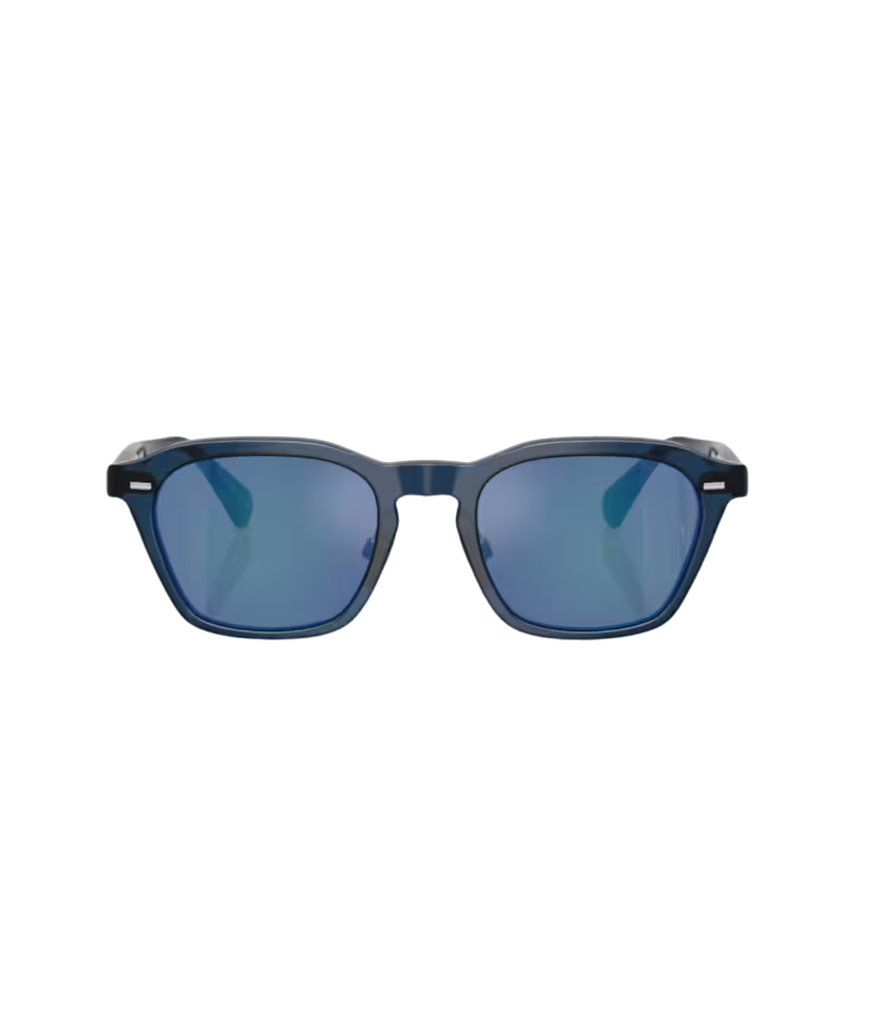 Ash blue-Marine flash mirror