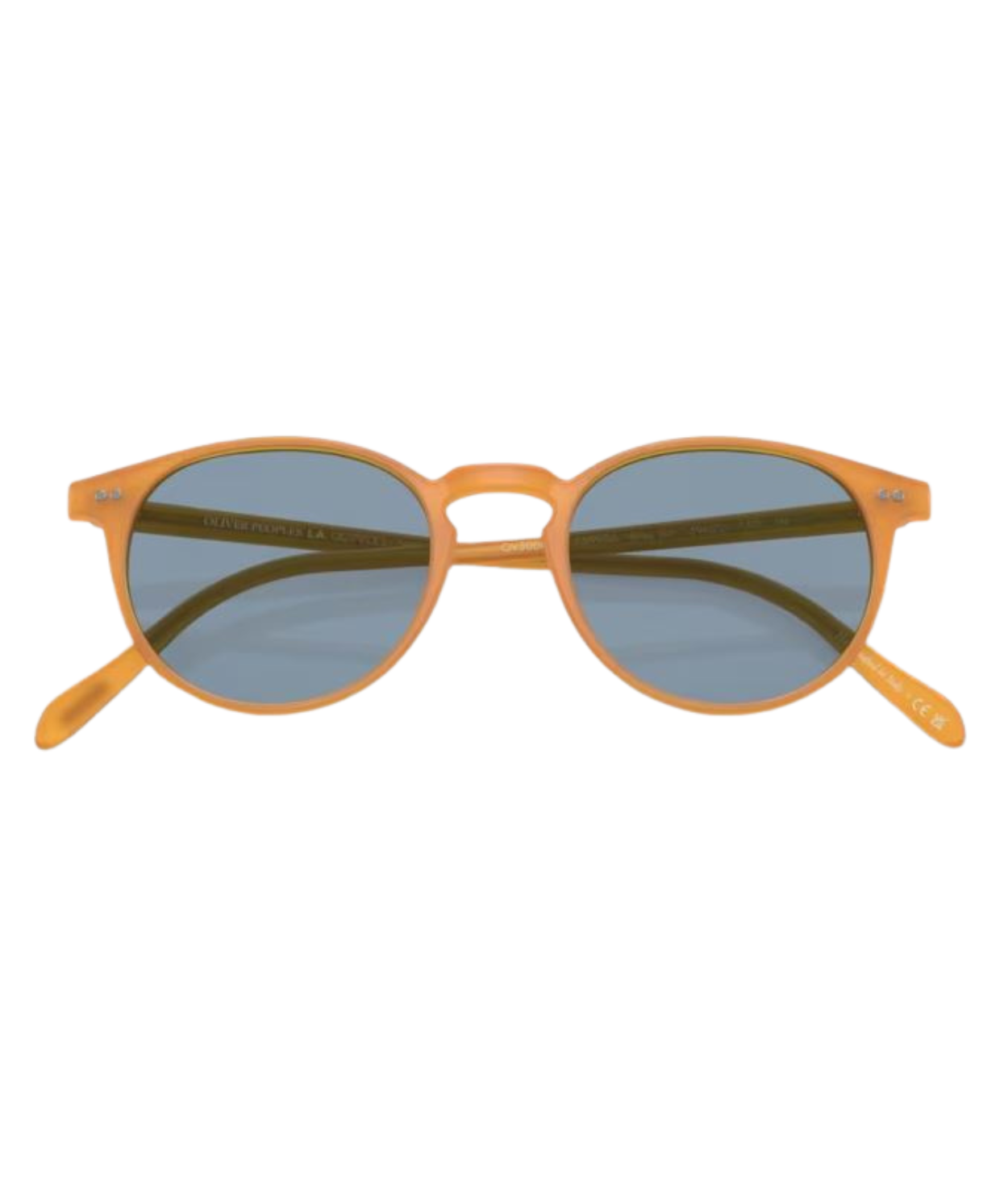 Semi-matte amber tortoise-Cobalto