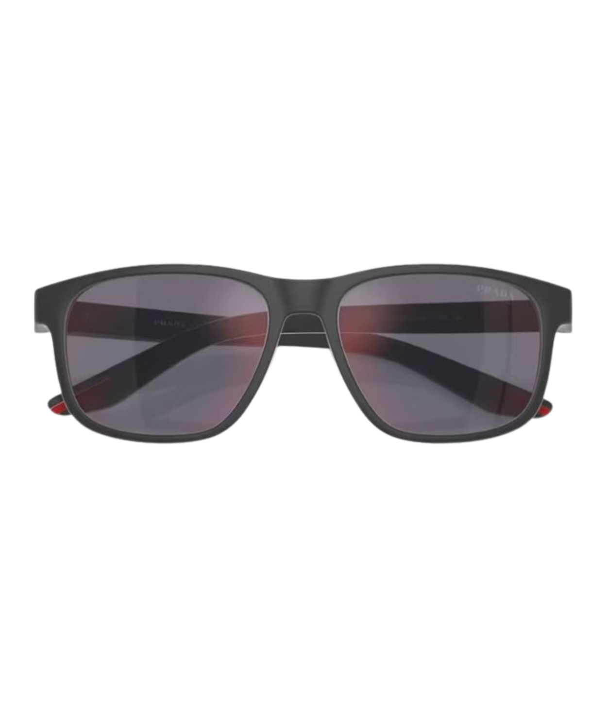 Grey rubber-Dark grey mirror red