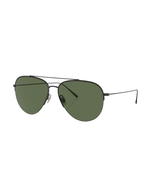 Matte black-Green polarized