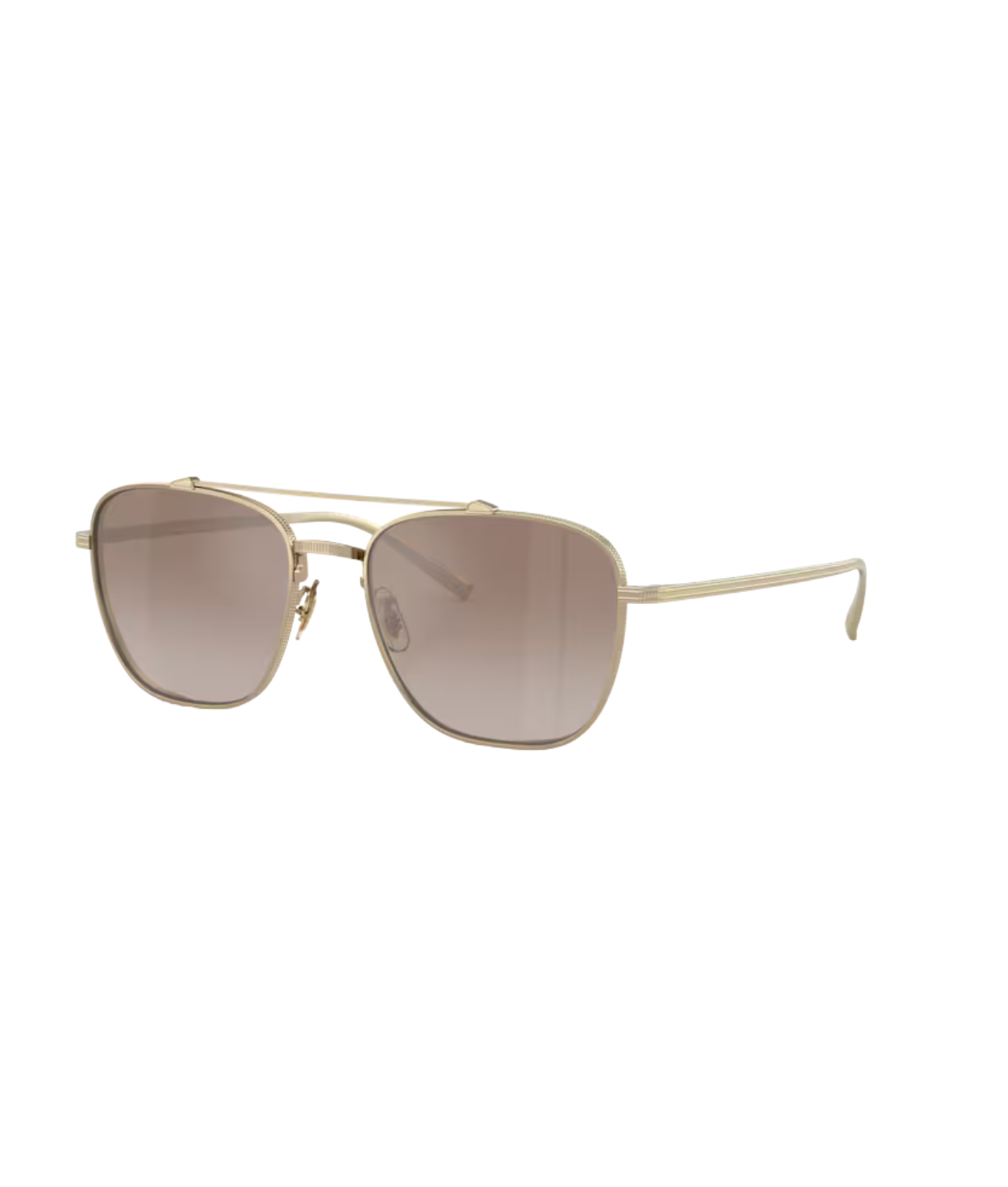 Soft gold-Tuscan brown gradient mirror