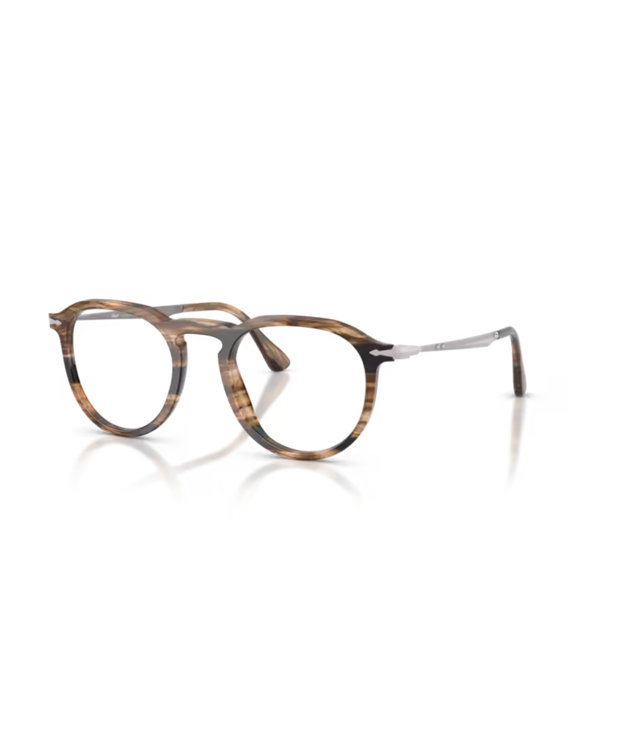 Striped black & grish brown