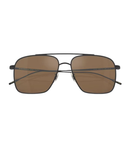 Matte black-Cognac mirror
