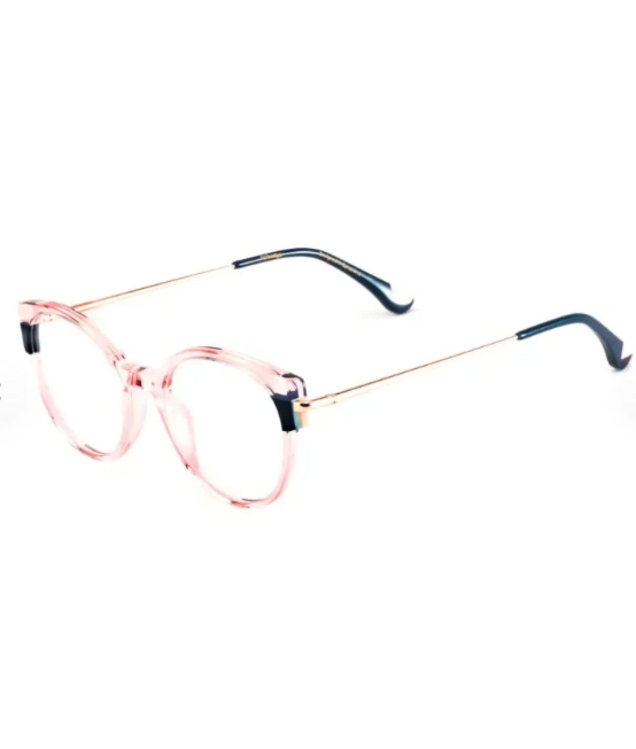 Transparent Pink/ Blue Nuit