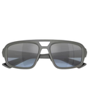 Metal grey-Light blue mirror silver gradient