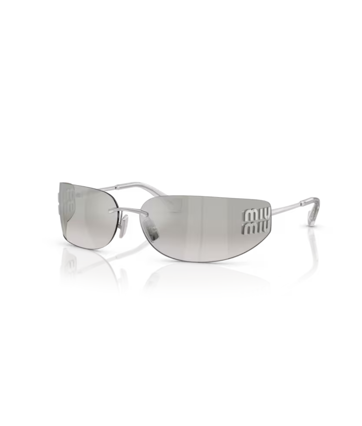 Silver-Gray Mirror Silver Gradient