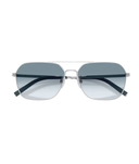 Brushed silver-Sky gradient wash to dark