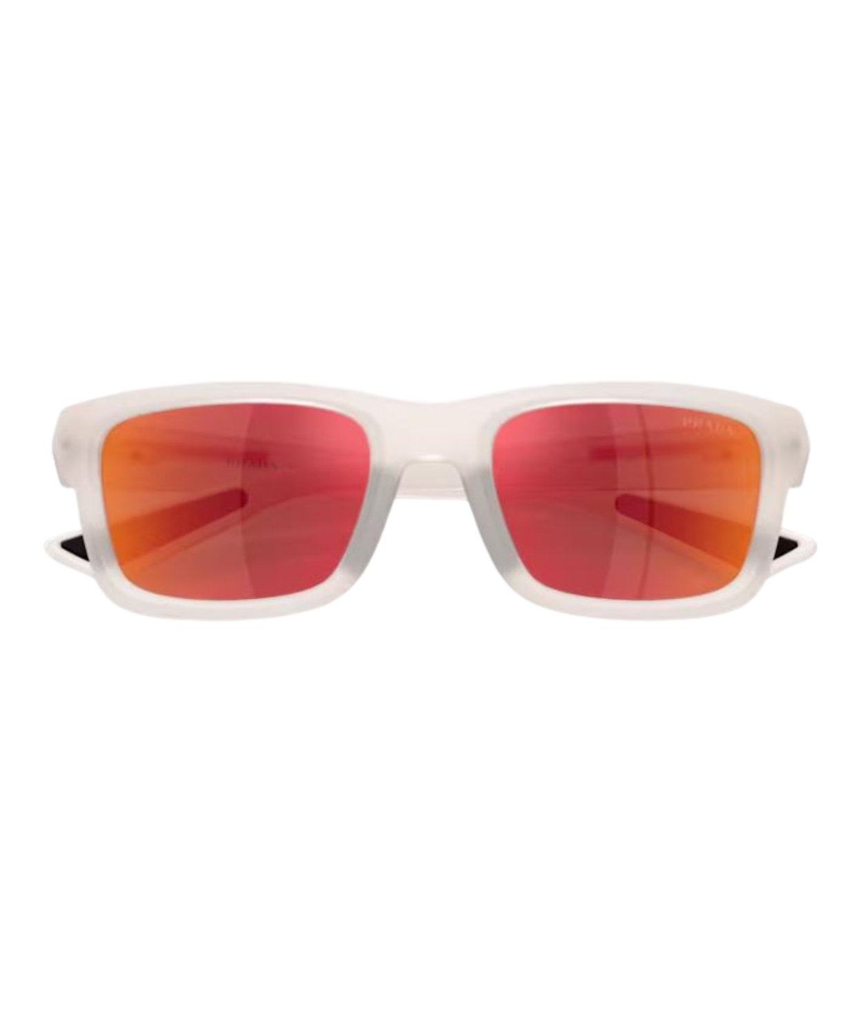 Frosted crystal-Brown mirror orange