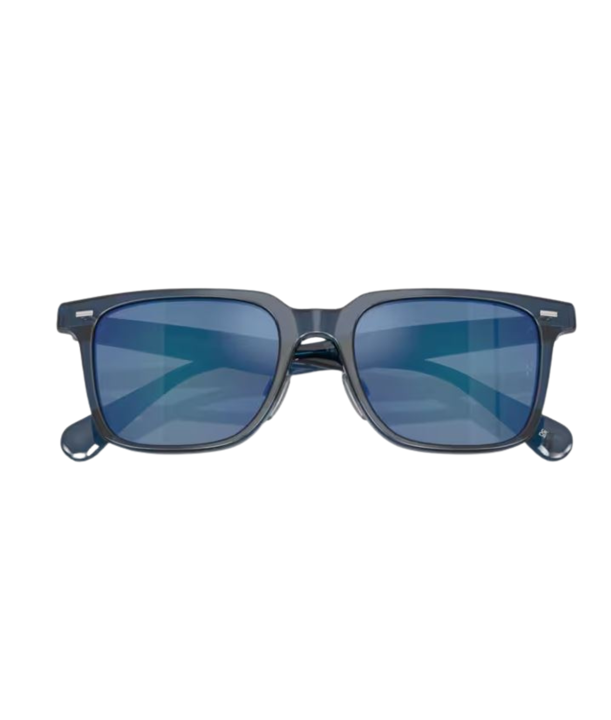 Ash blue-Marine flash mirror
