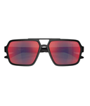 Black rubber-Dark grey mirror blue/red