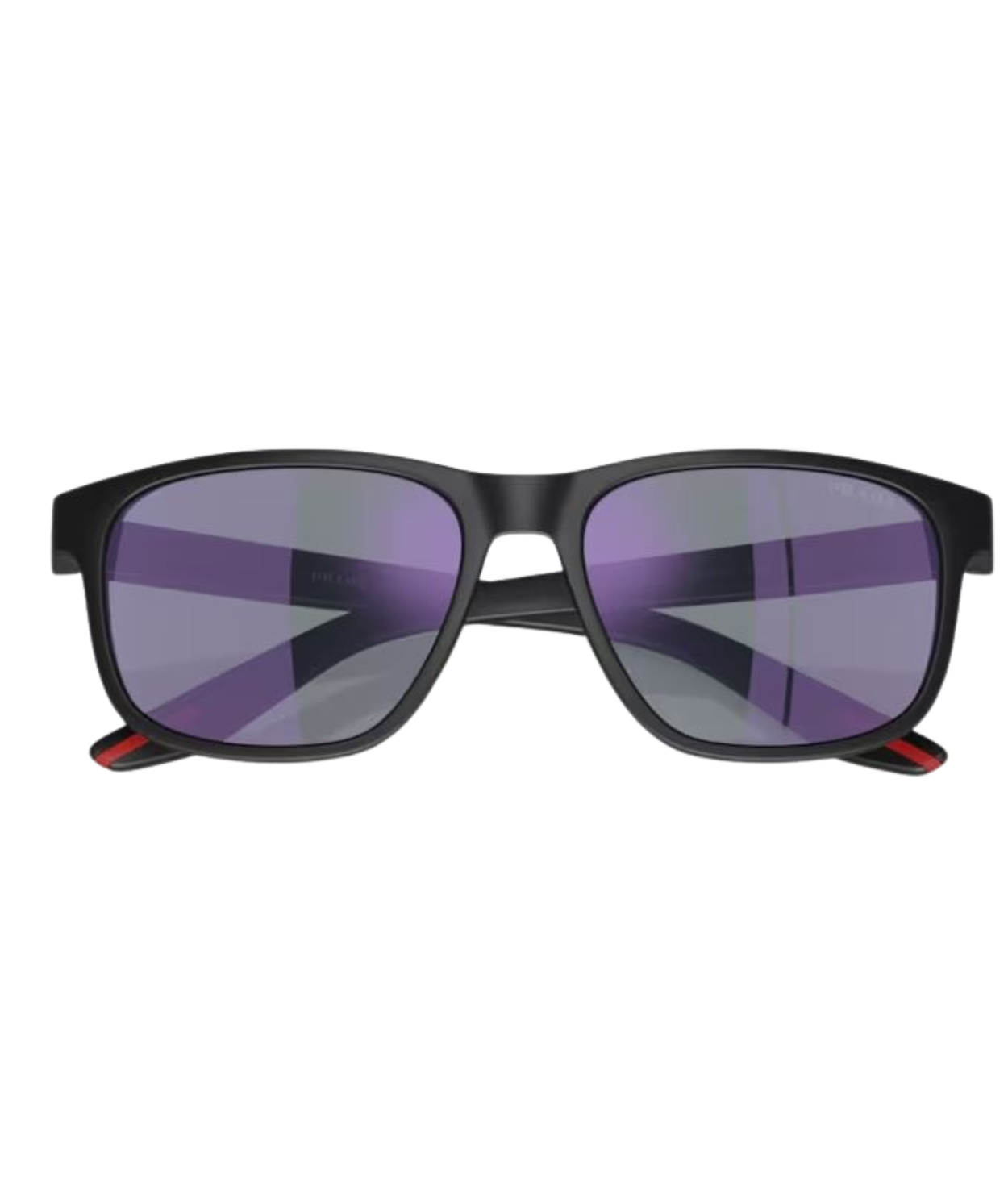 Matte black-Dark blue mirror violet