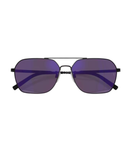 Matte black-Royal purple mirror