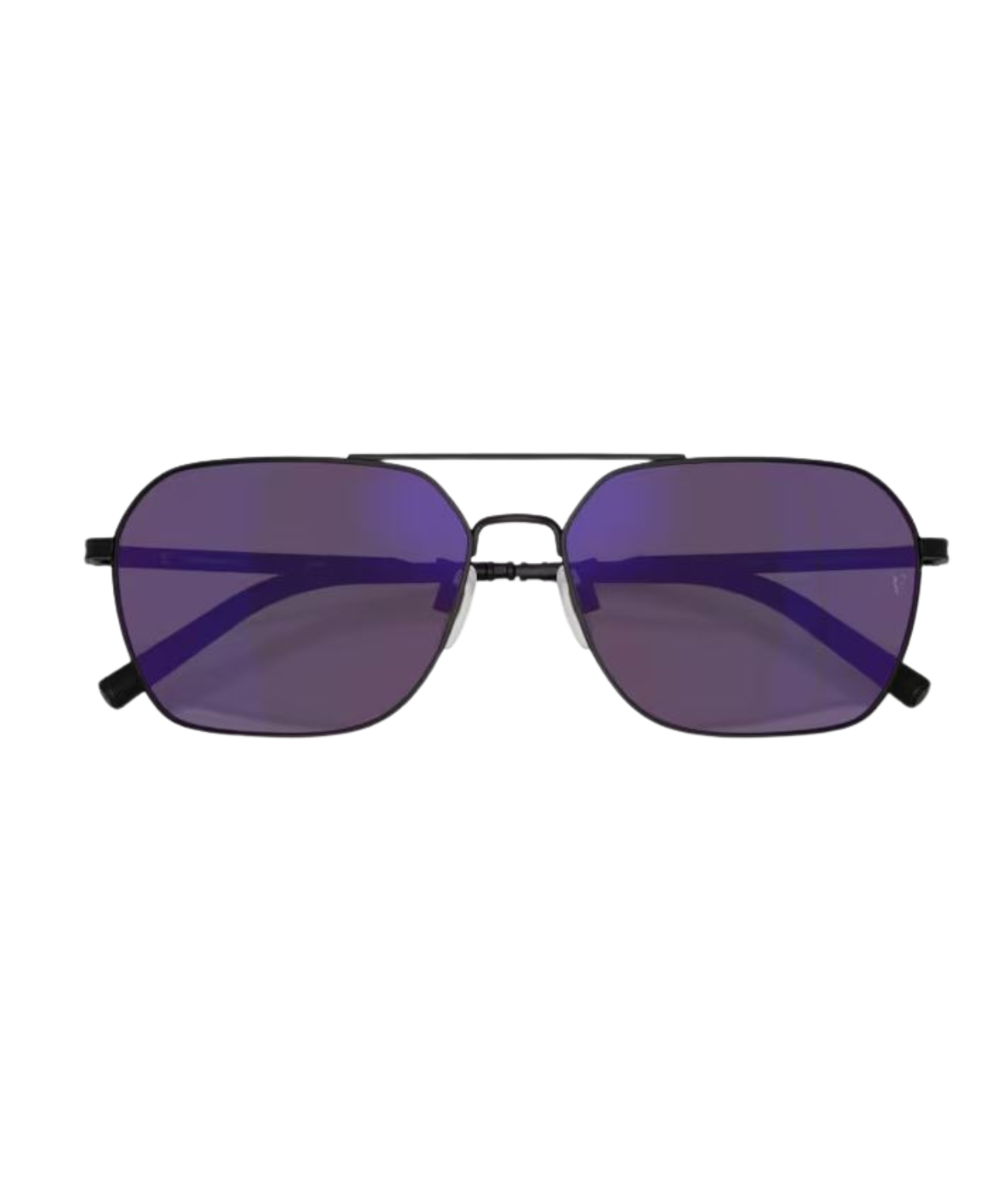 Matte black-Royal purple mirror