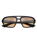 Matte black-Orange mirror silver gradient