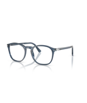 Transparent denim blue