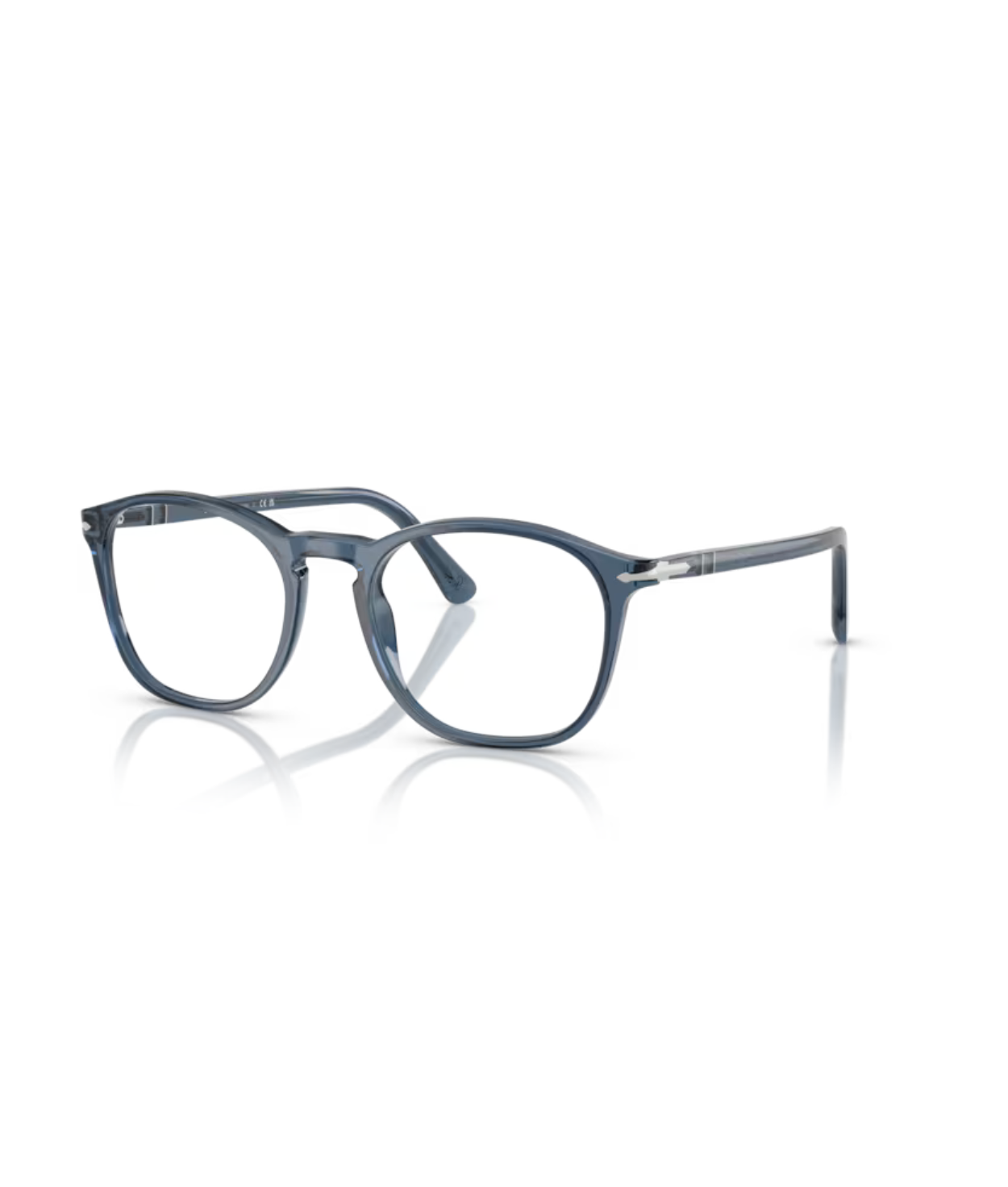 Transparent denim blue
