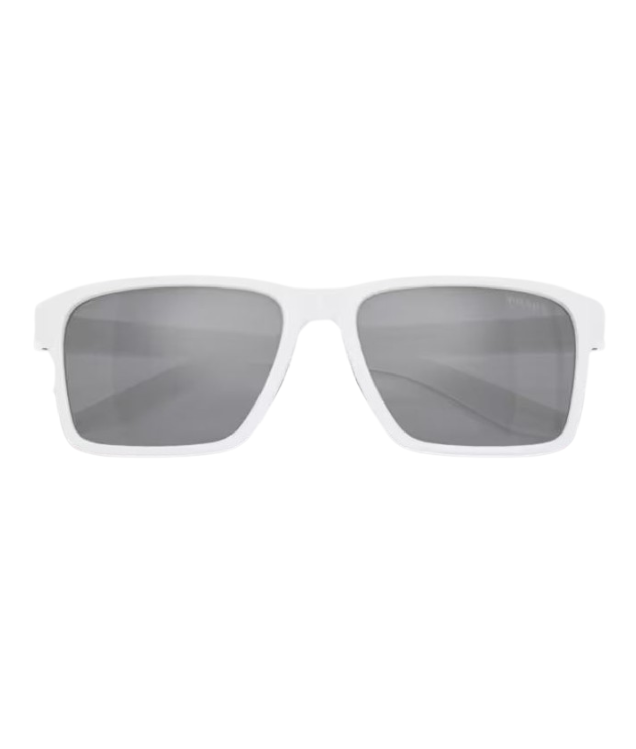 White rubber-Light blue mirror silver