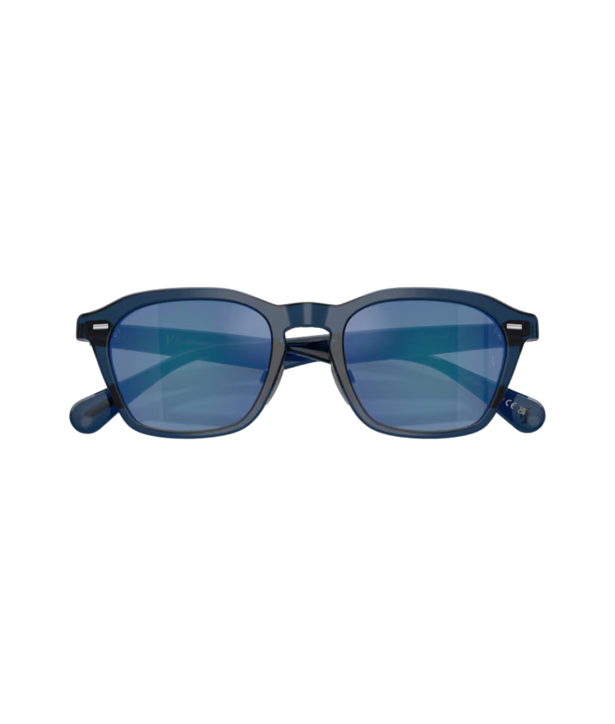 Ash blue-Marine flash mirror
