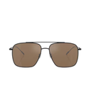 Matte black-Cognac mirror