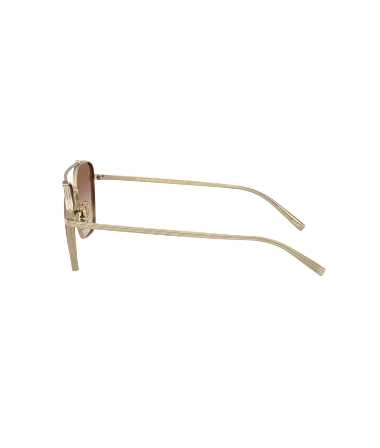 Soft gold-Tuscan brown gradient mirror
