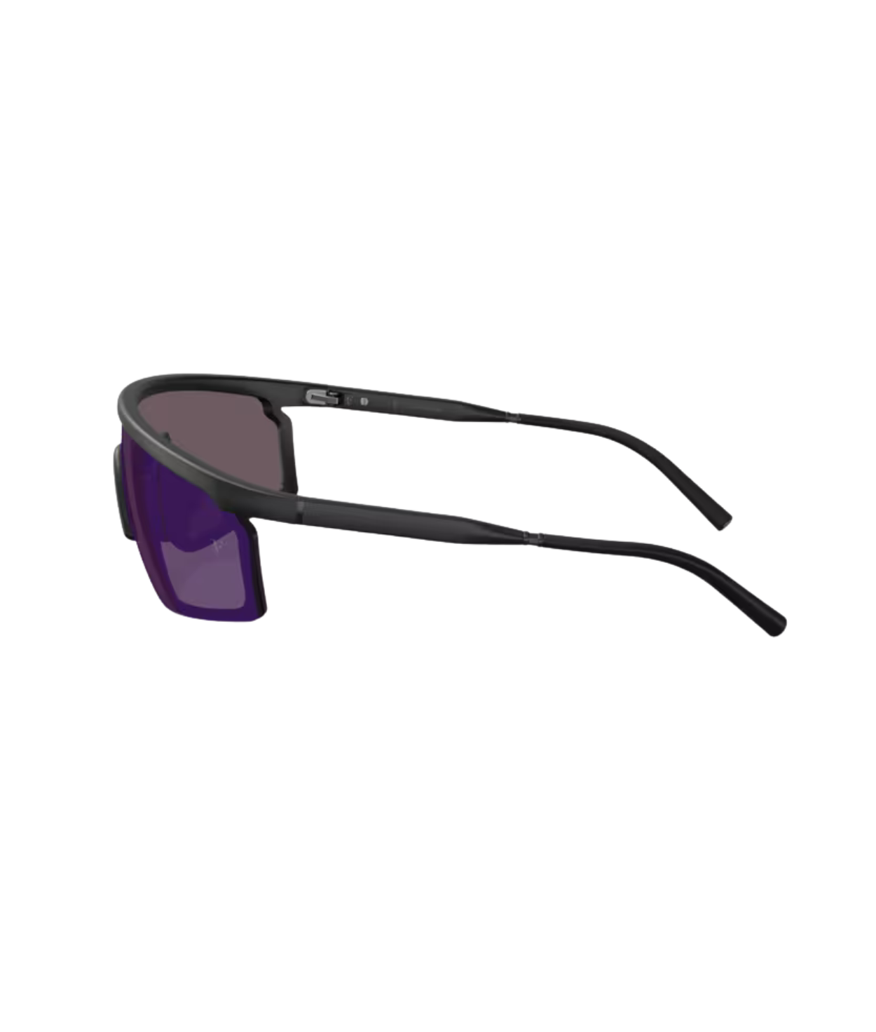 Semi-matte black-Royal purple mirror