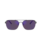 Matte black-Royal purple mirror