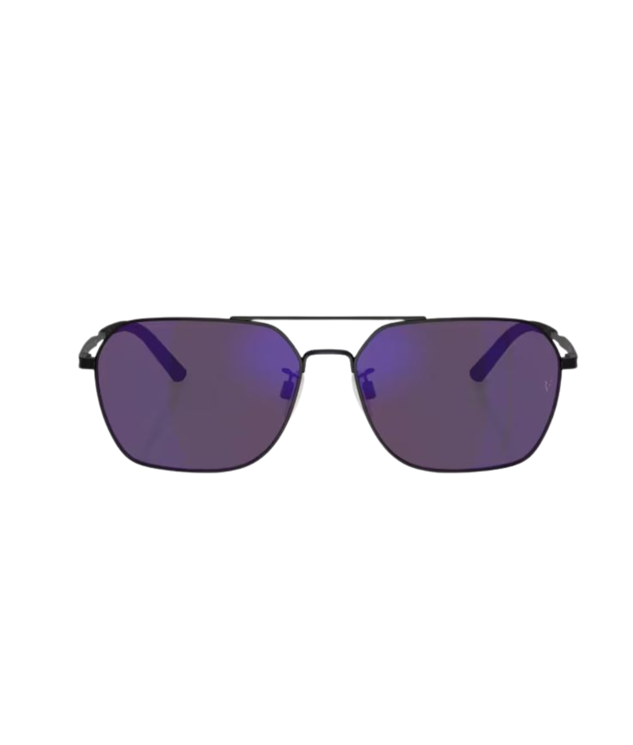 Matte black-Royal purple mirror