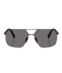 Matte black-Dark grey polarized