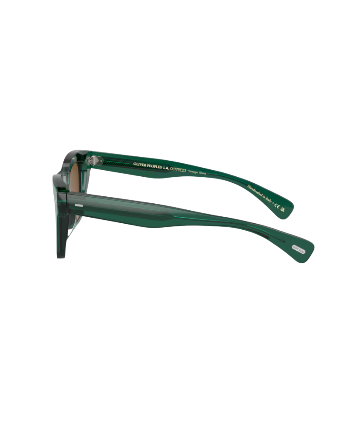 Translucent dark teal-Cognac mirror