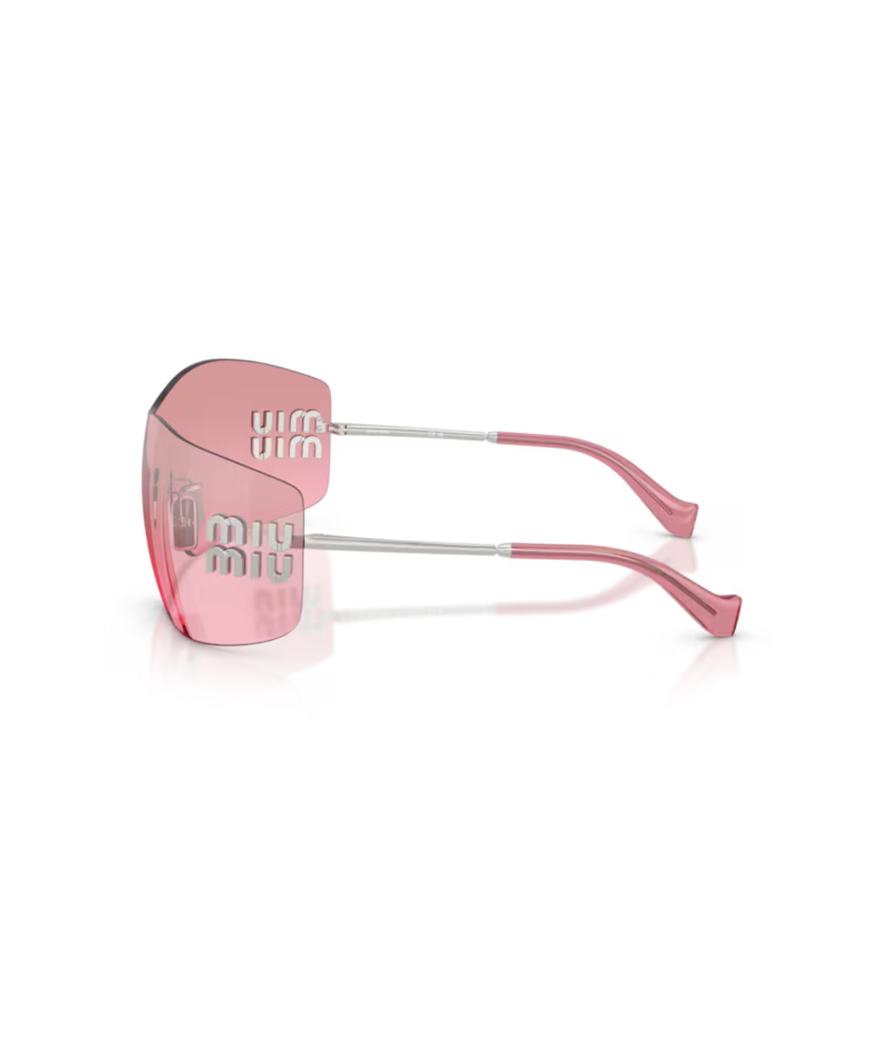Silver-Pink mirror silver gradient