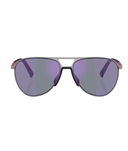 Gunmetal-Dark blue mirror violet