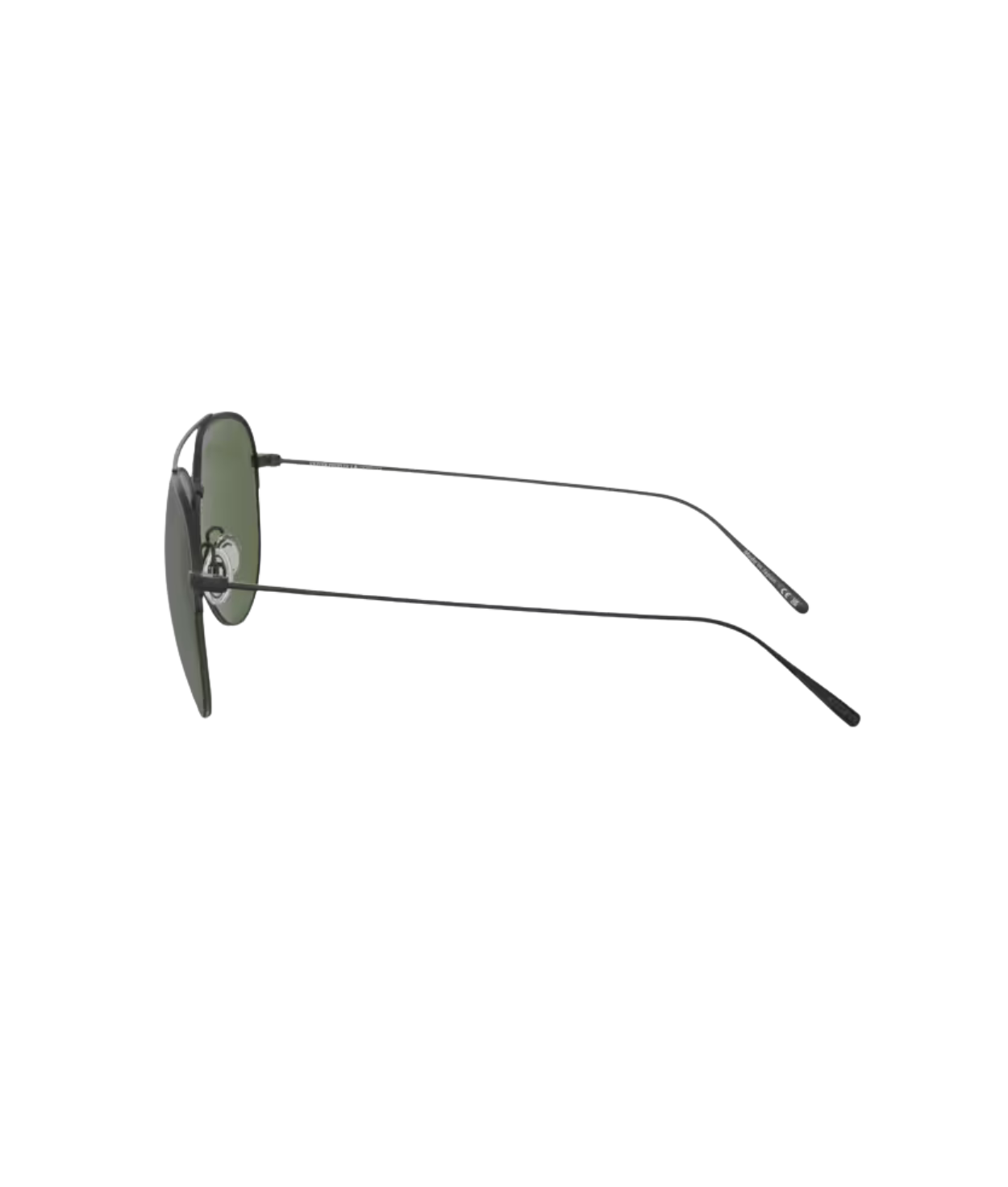 Matte black-Green polarized