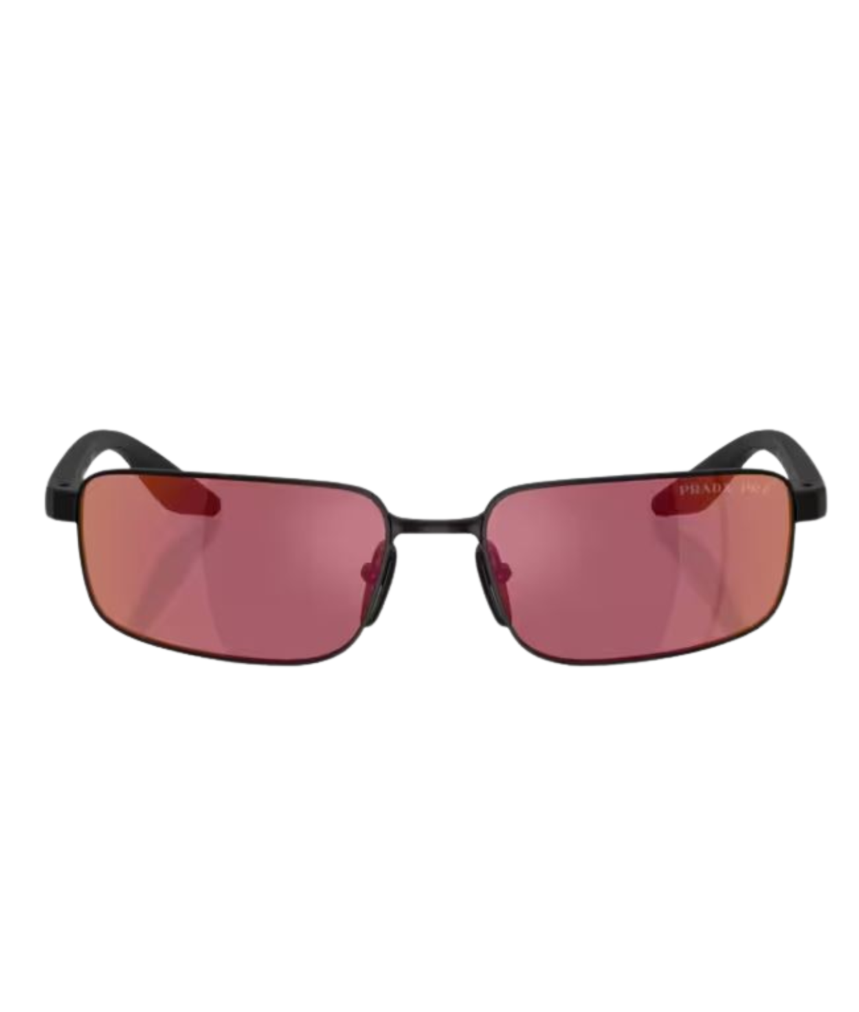 Matte black-Red polarized