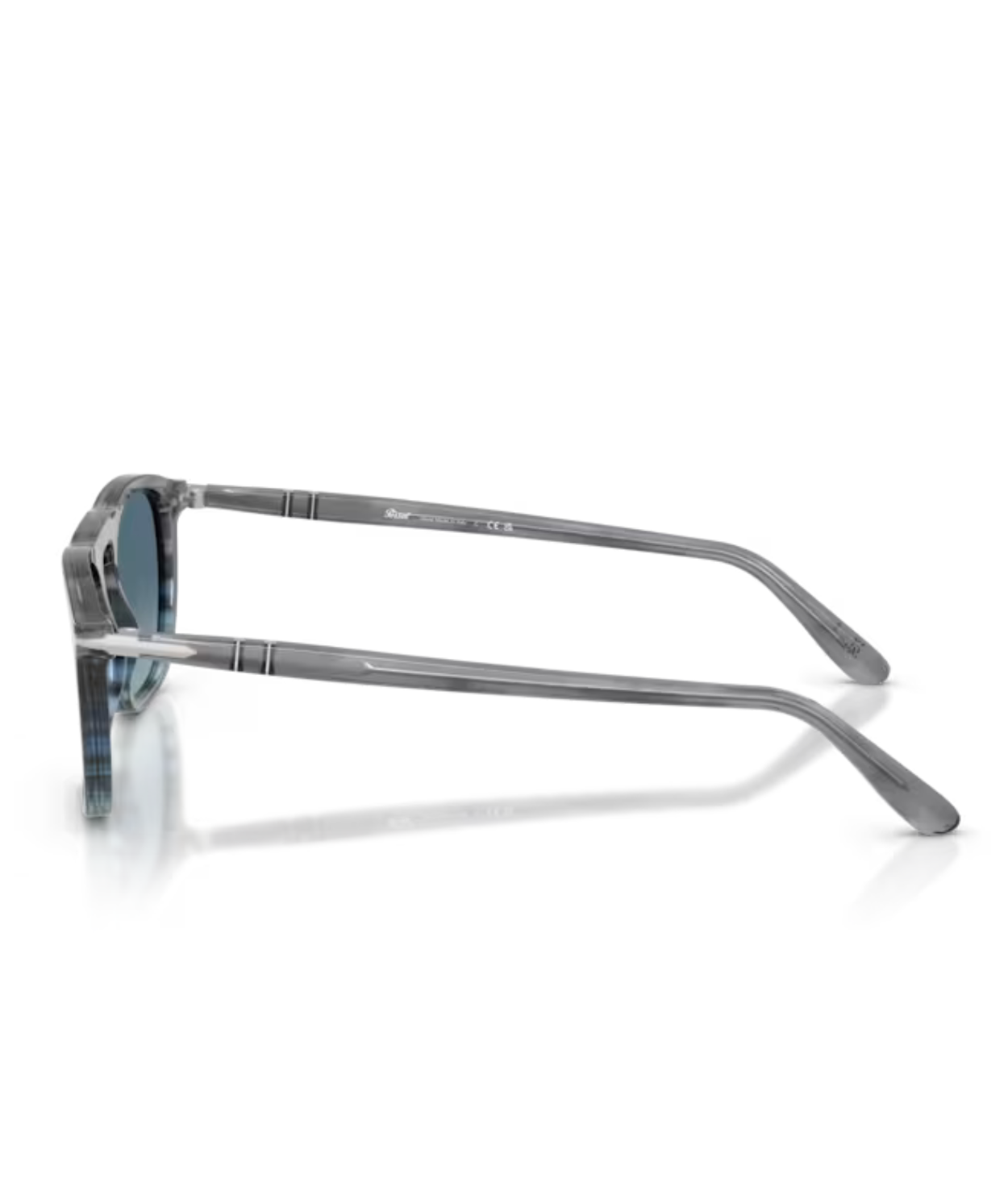 Striped grey gradient blue-Azure gradient blue