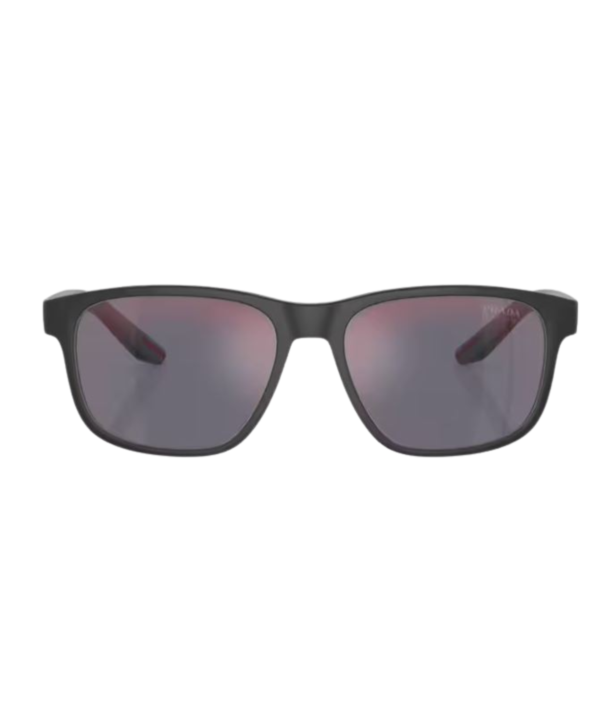 Grey rubber-Dark grey mirror red