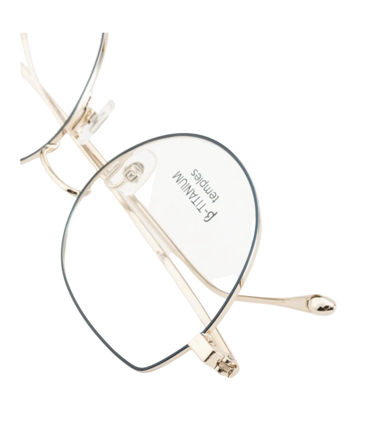 Bleu Fonce/Rose Gold