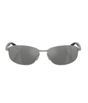 Metal grey-Grey mirror silver gradient