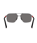 Matte black-Dark grey polarized