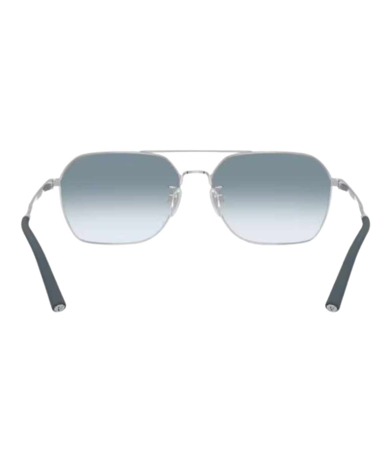 Brushed silver-Sky gradient wash to dark